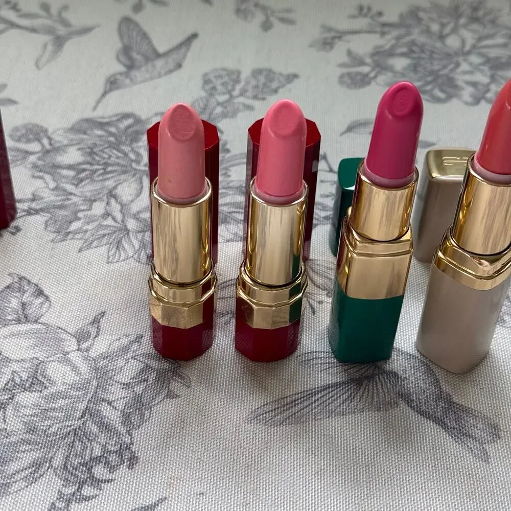 Vintage New Avon Lipstick Lot 4 Frostiest Pink Shell Pink Chilled Pink Dewy Rose